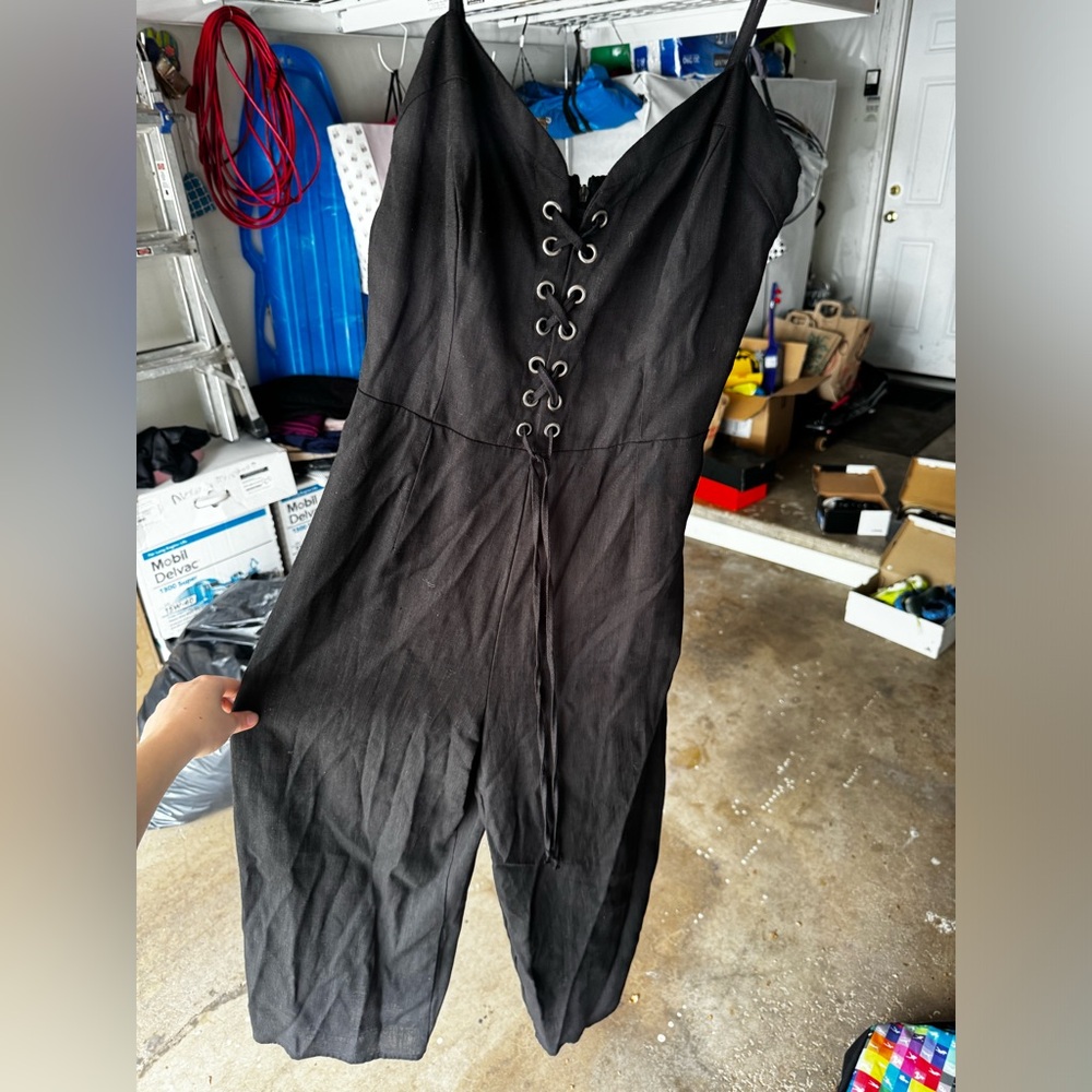 PACSUN BLACK ROMPER